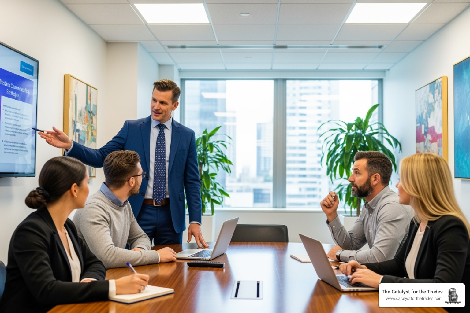a manager leading a training session in an office setting - management development a manager leading a training session in an office setting - management development