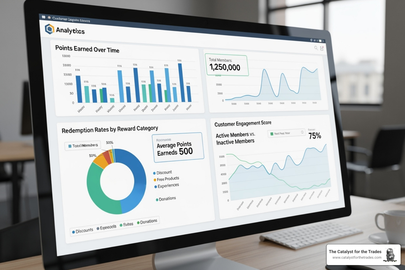 dashboard showing loyalty program analytics - customer loyalty programs dashboard showing loyalty program analytics - customer loyalty programs