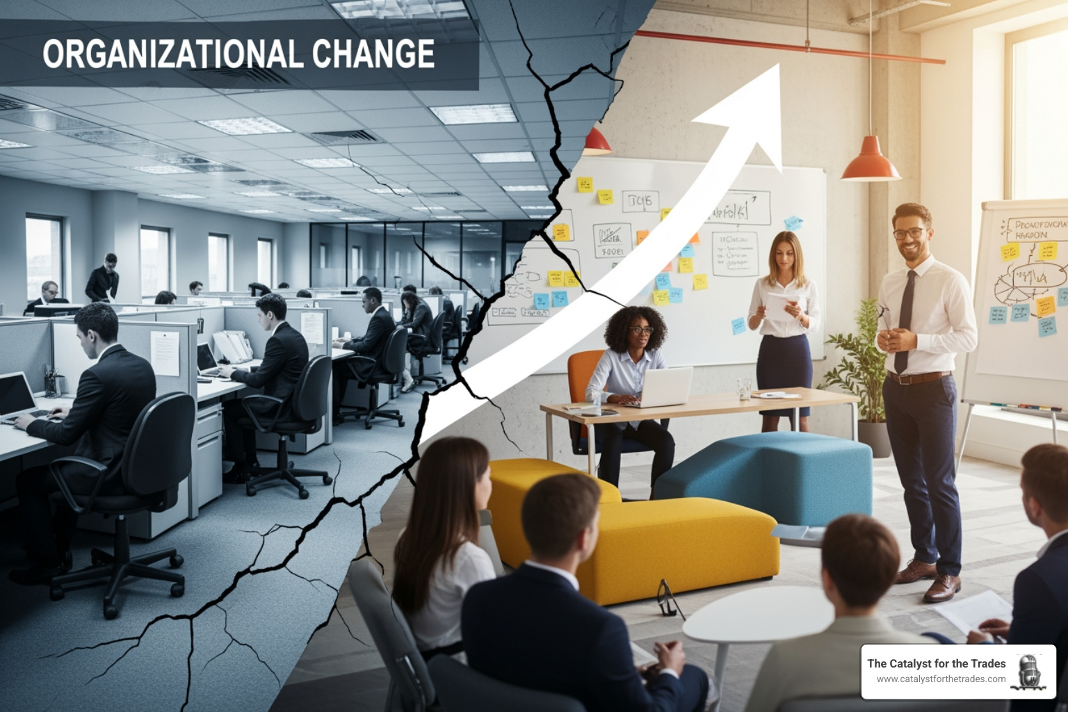 dashboard showing KPIs like adoption rate and productivity - organizational change