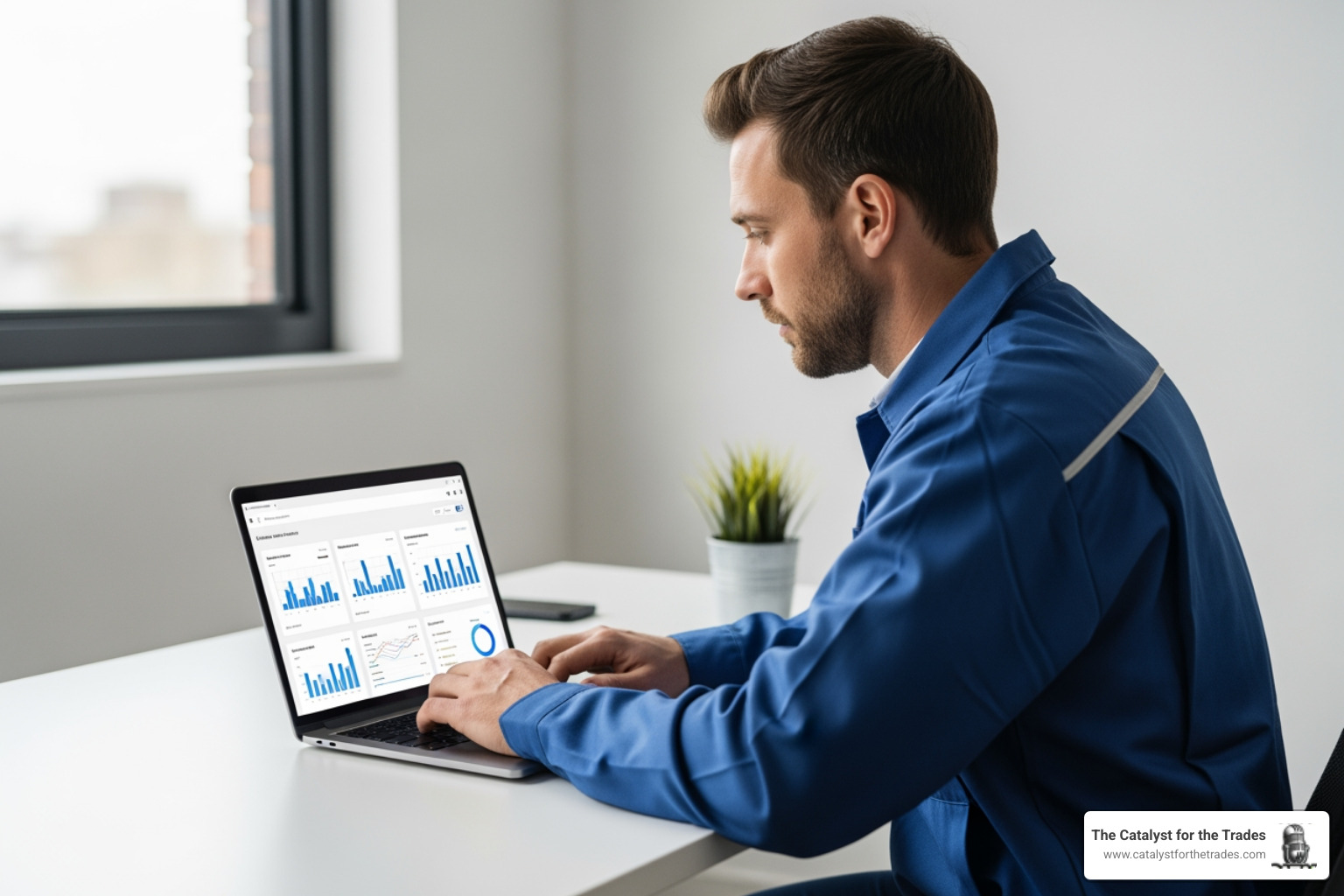 trades professional reviewing digital marketing analytics - cortex ai seo trades professional reviewing digital marketing analytics - cortex ai seo