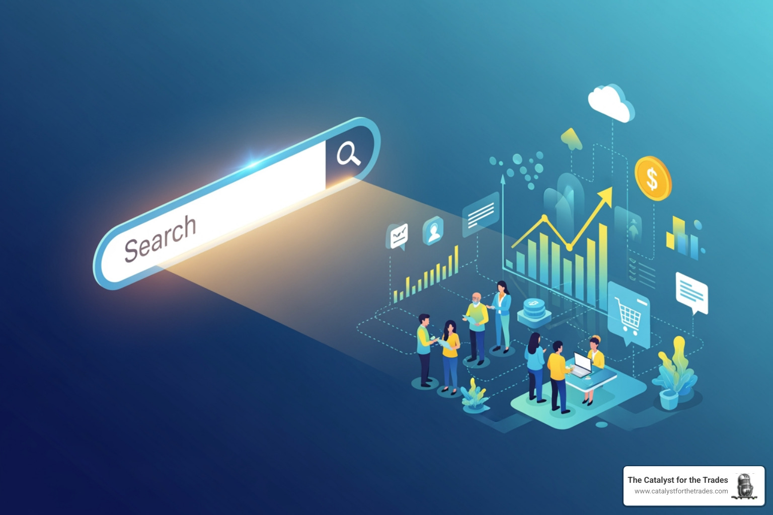 search engine results page - search marketing