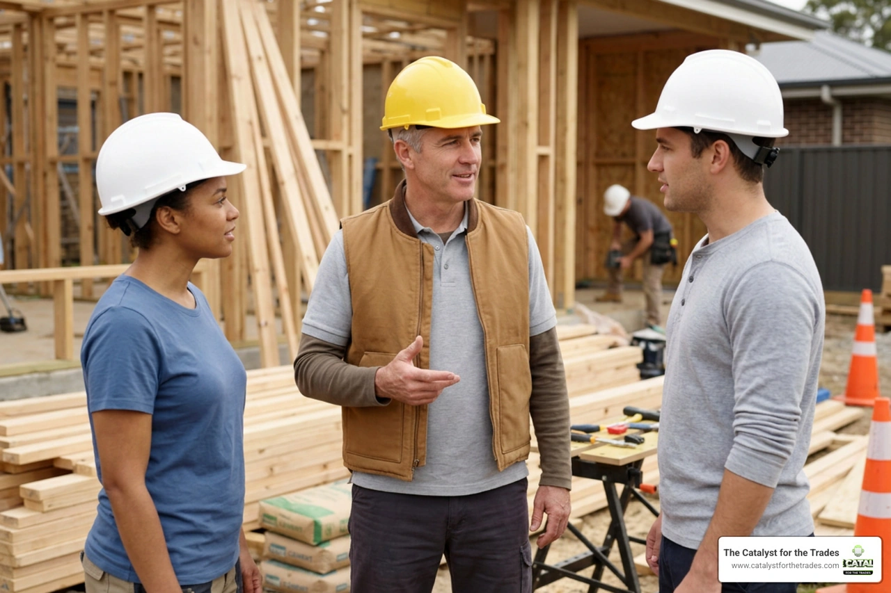 foreman resolving conflict on active job site foreman resolving conflict on active job site
